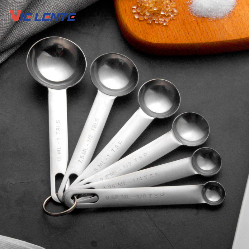 Baking Powder Kitchen - อเนกประสงค์เกรดอาหารสแตนเลสช้อนตวงผงกาแฟเครื่องเทศวัดตักครัวเบเกอรี่เครื่องมือเครื่องมือห้องครัว