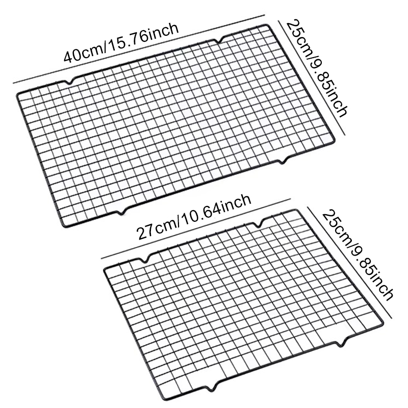 1/2 ชิ้น ตะแกรงวางเค้ก ขนาดเล็ - Kitchen Baking Tray บทวิจารณ์และราคา