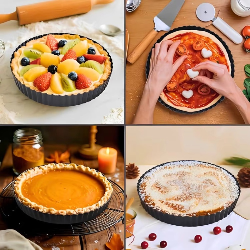 ถาดอบเค้กแบบถอดก้นได้ 1 ชิ้น ข - Kitchen Appliances For Baking บทวิจารณ์และราคา