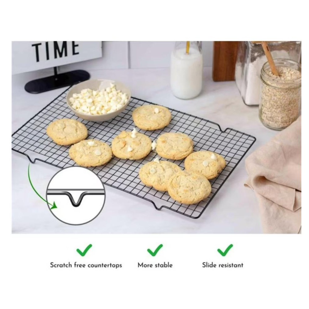 ชุดตะแกรงอบทรงสี่เหลี่ยมผืนผ้า - Kitchen Baking Set บทวิจารณ์และราคา